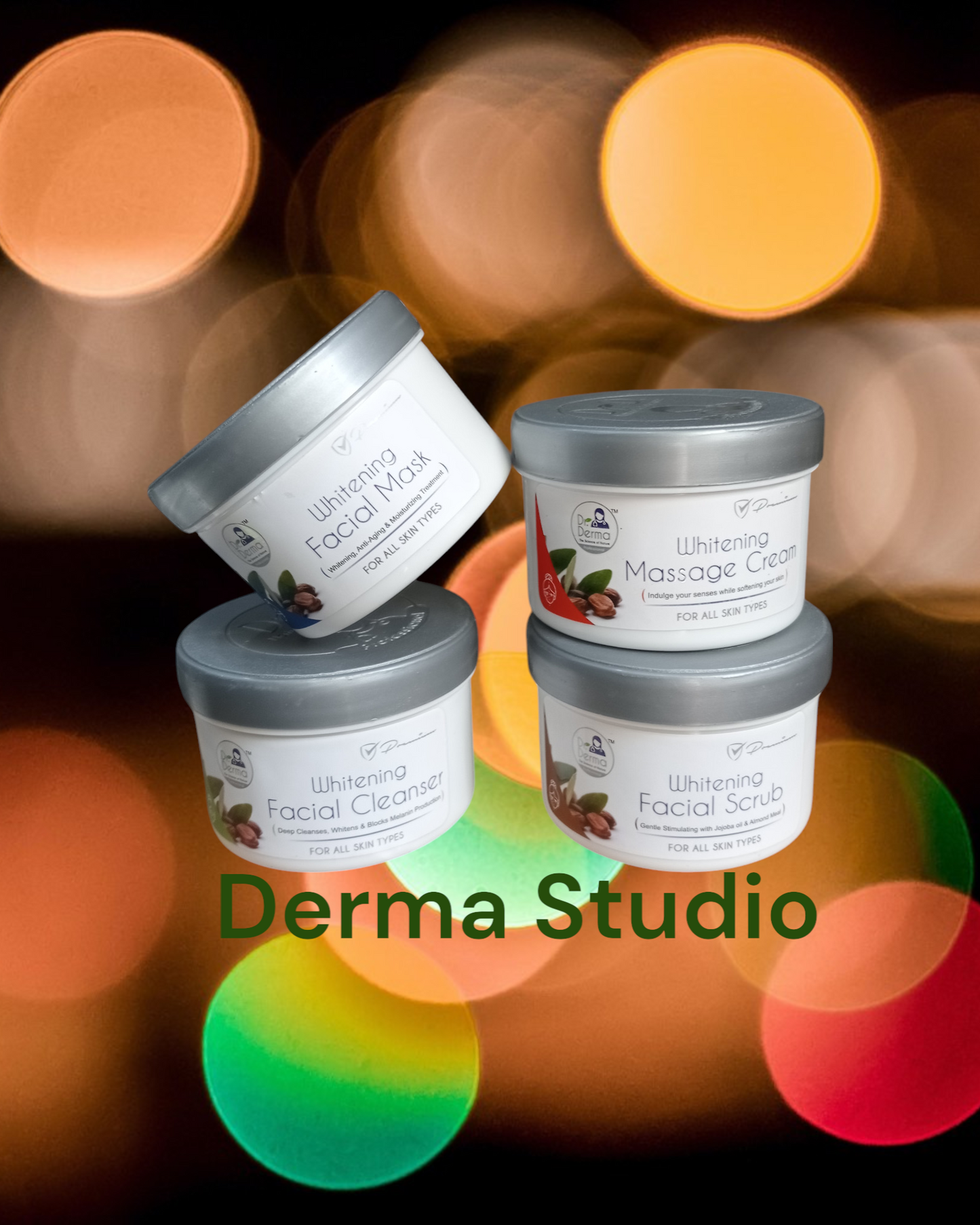 Dr Derma whitening facial kit ( pack of 4 )