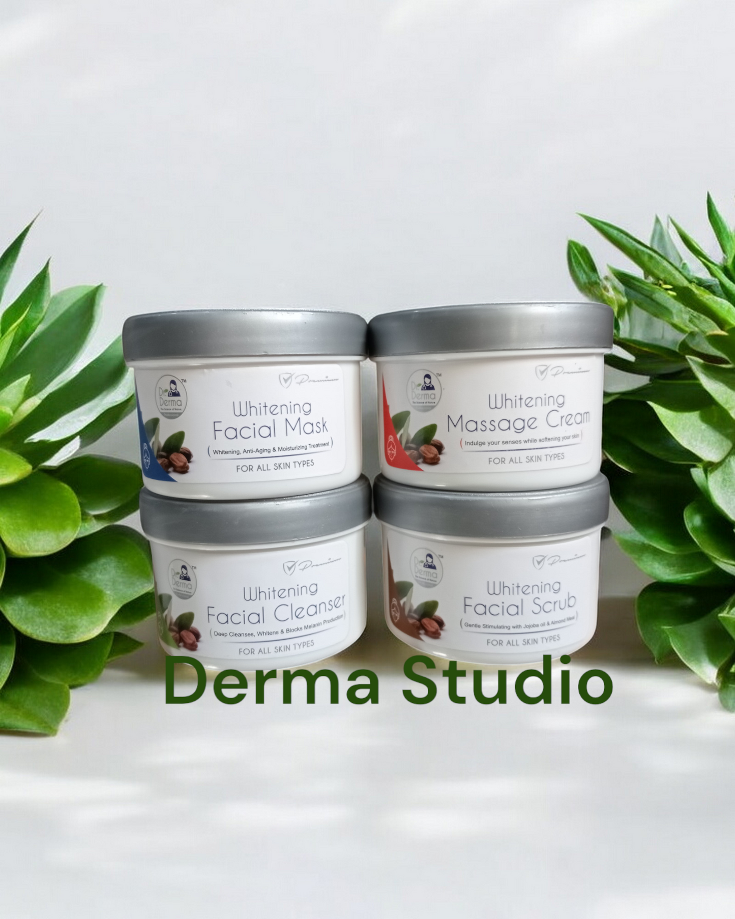 Dr Derma whitening facial kit ( pack of 4 )