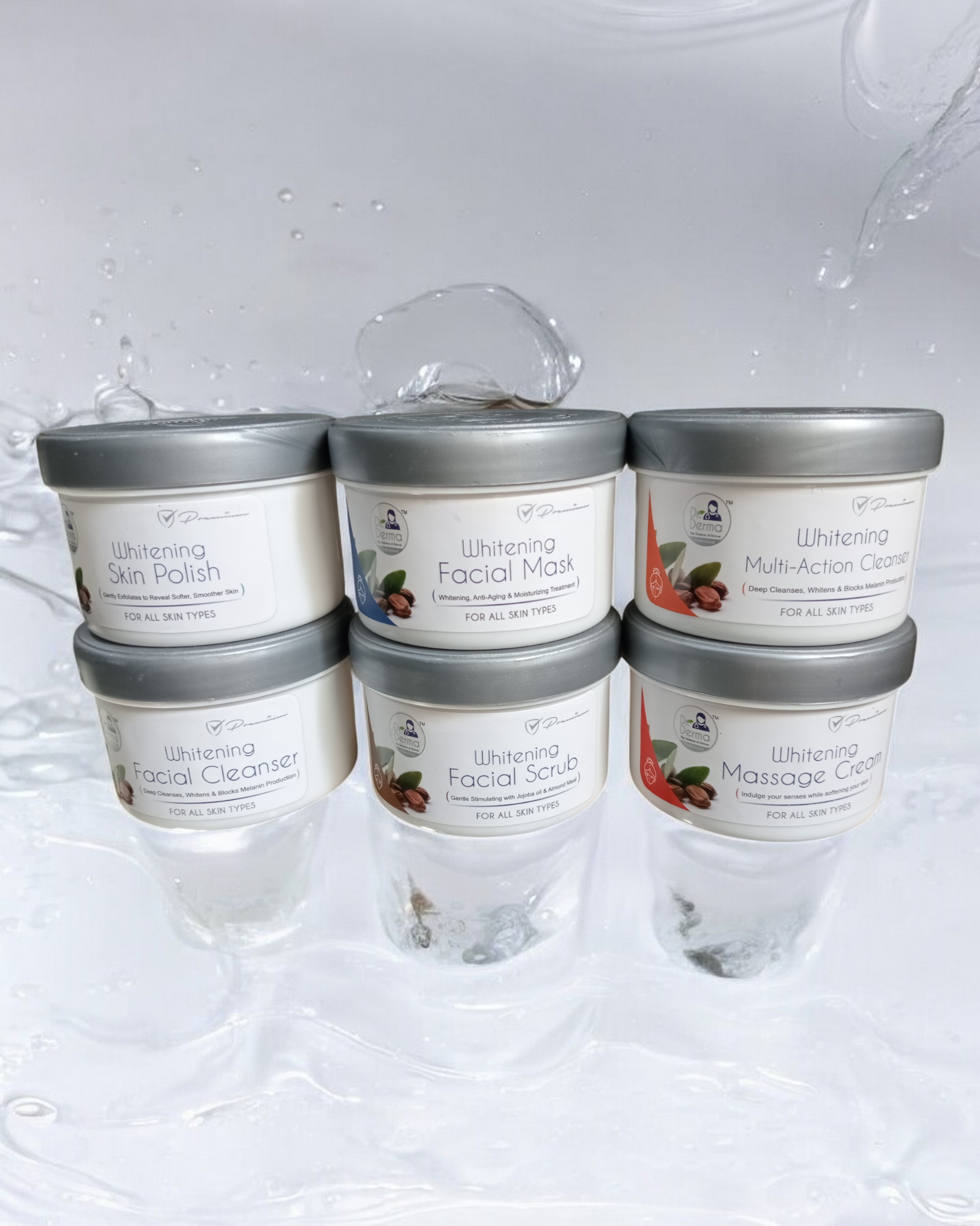 Dr Derma whitening facial kit ( PACK OF 6 )