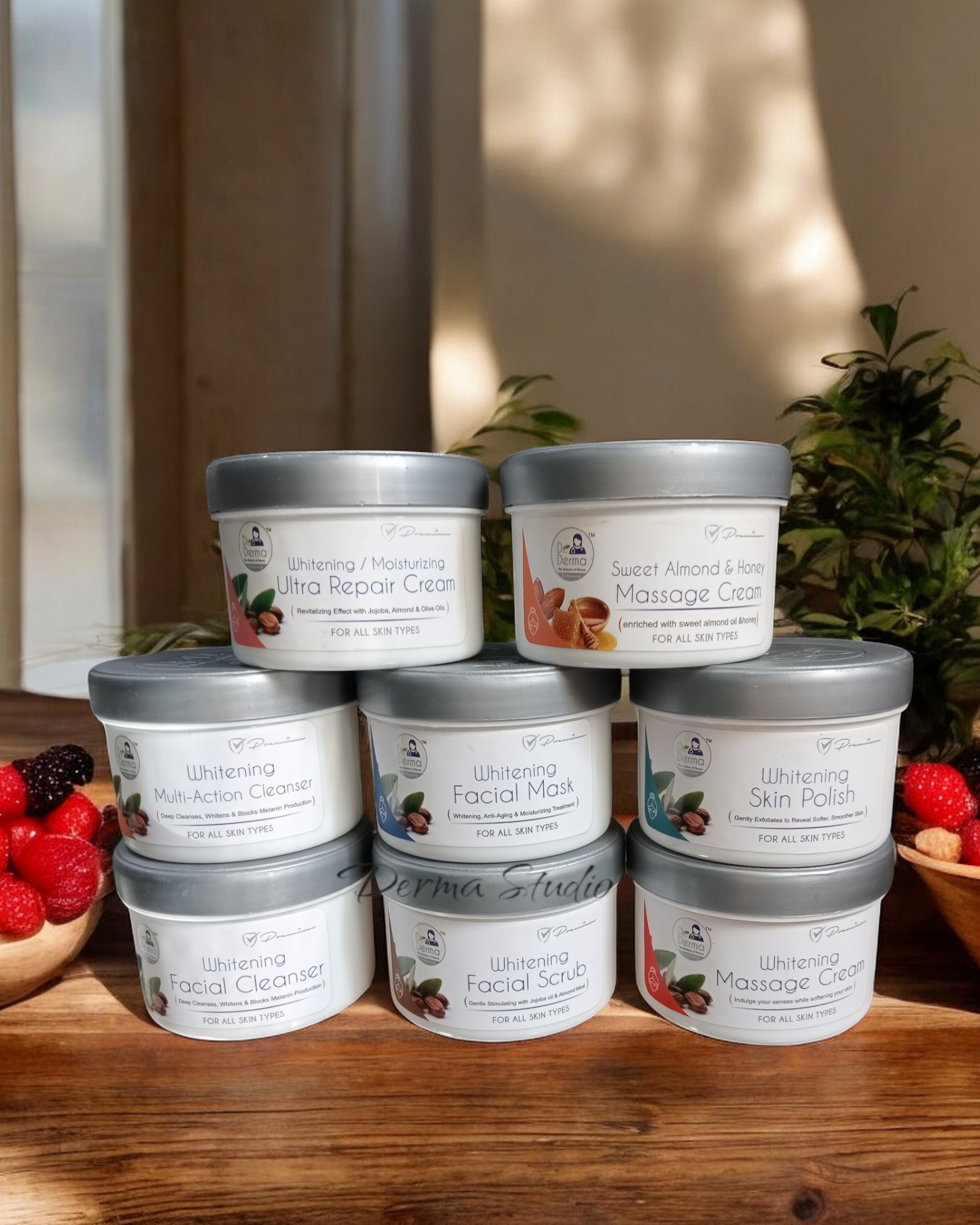 Dr Derma Whitening Facial kit ( PACK OF 8 )